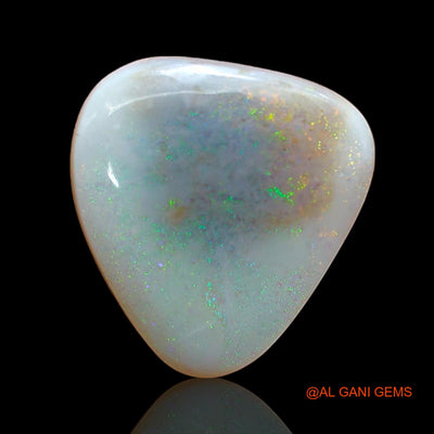 4.00 Cts Natural Australian Fire Opal Loose Gemstone Trillion Cabochon 14x13x4 mm AB-857