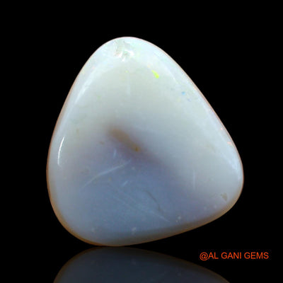 4.00 Cts Natural Australian Fire Opal Loose Gemstone Trillion Cabochon 14x13x4 mm AB-857