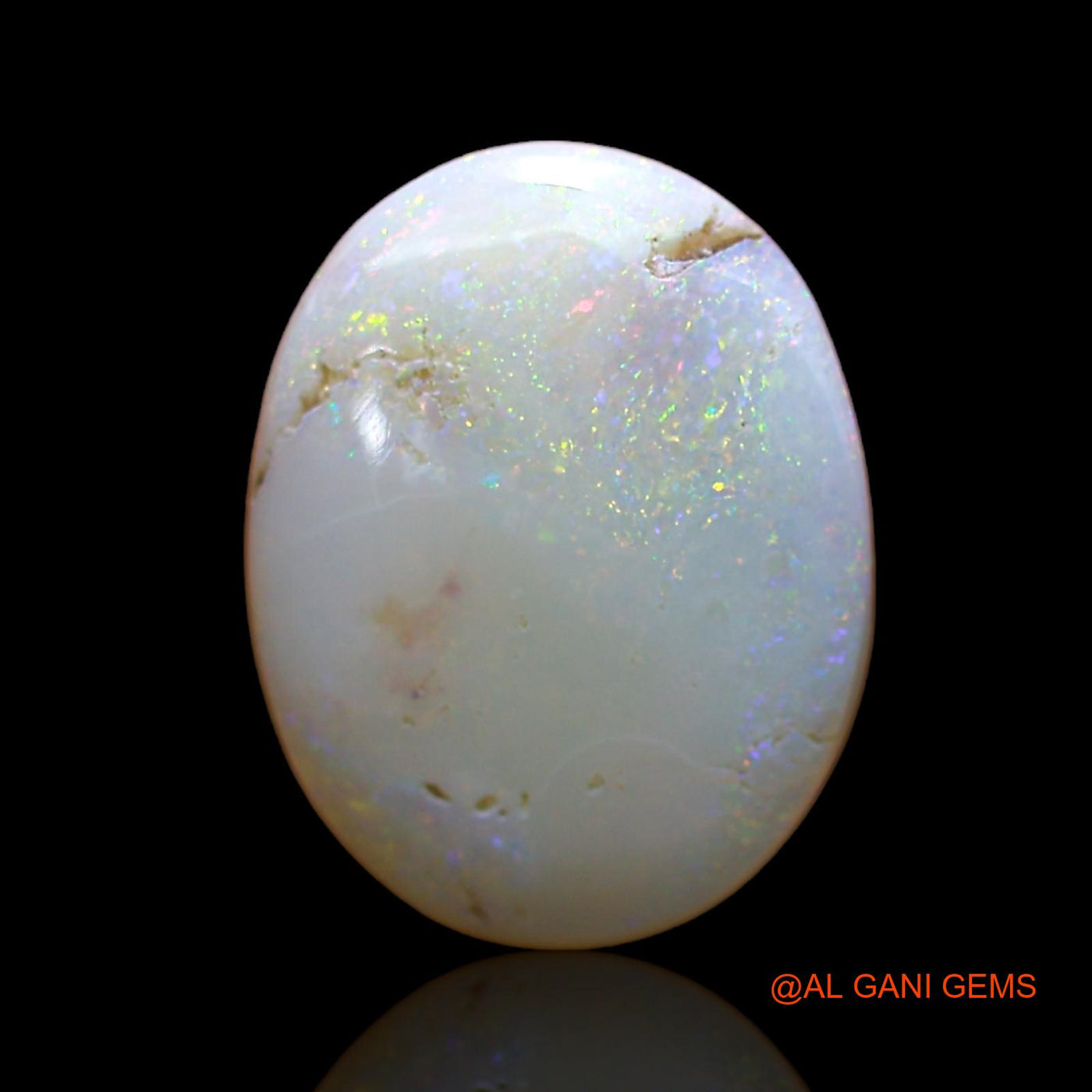 3.00 Cts Natural Australian Fire Opal Loose Gemstone Oval Cabochon 16x12x3 mm AB-858