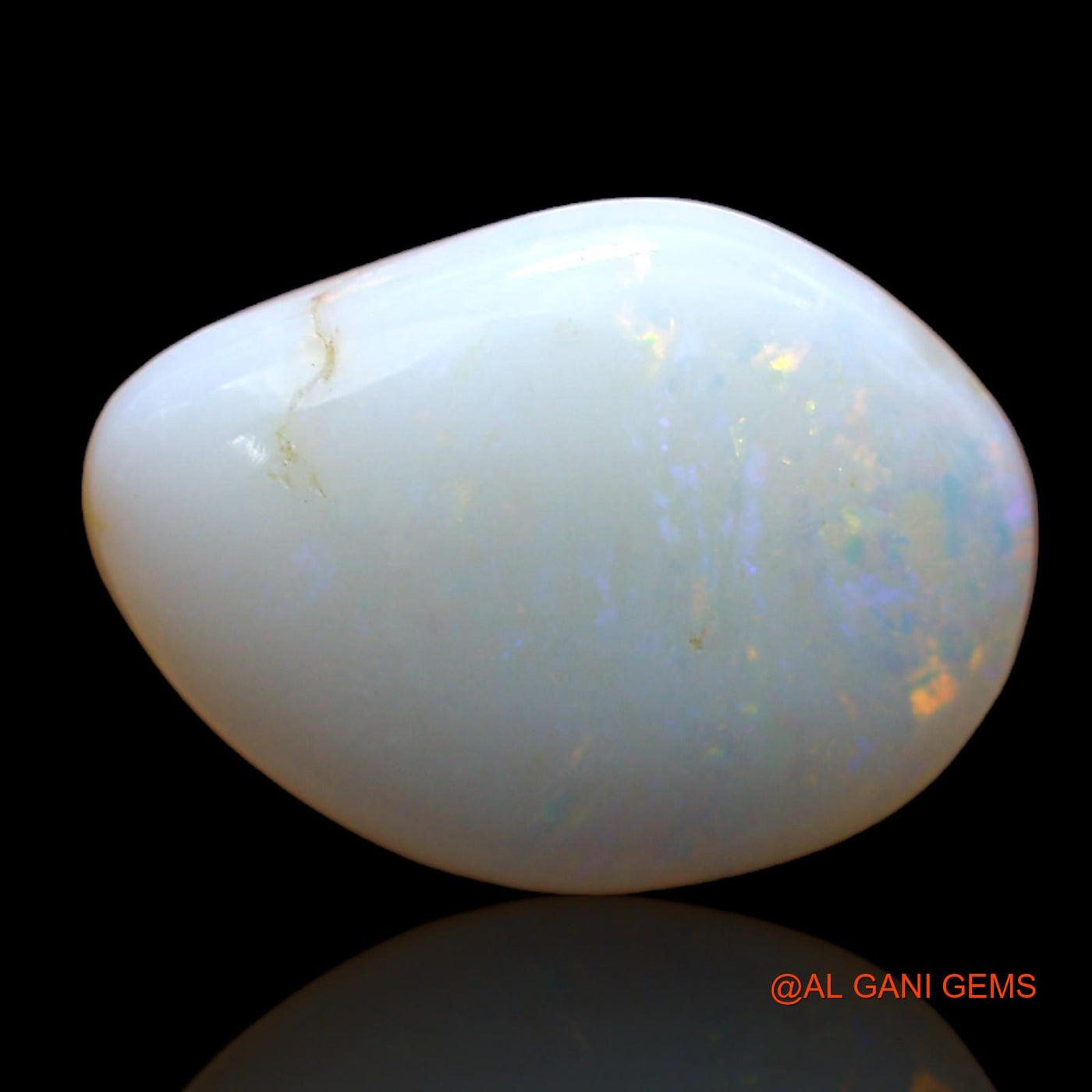 6.00 Cts Natural Australian Fire Opal Fancy Cabochon Loose Gemstone For Jewelry 16x12x4 mm AB-859