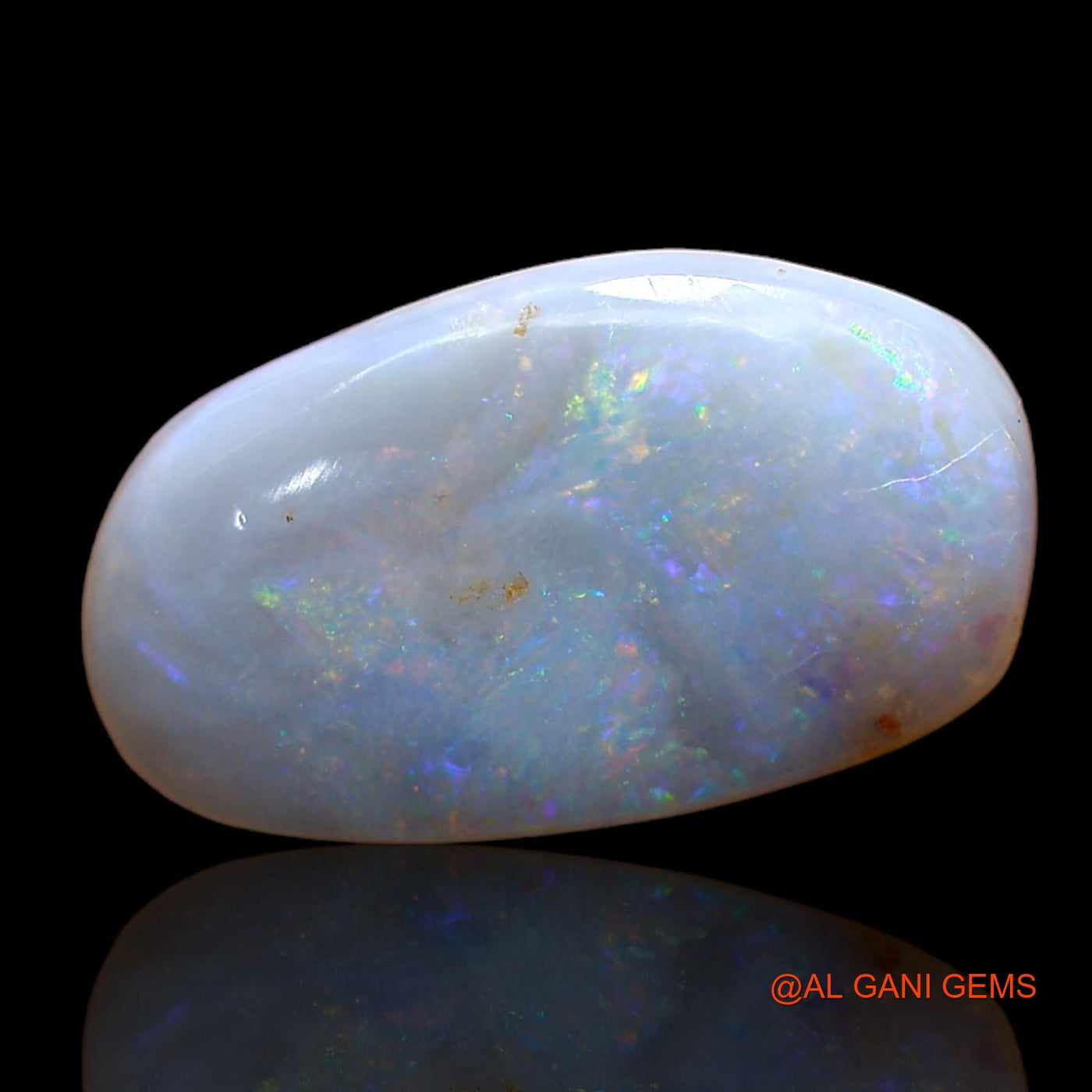 4.00 Cts Natural Australian Fire Opal Loose Gemstone Oval Cabochon 16x9x3 mm AB-861
