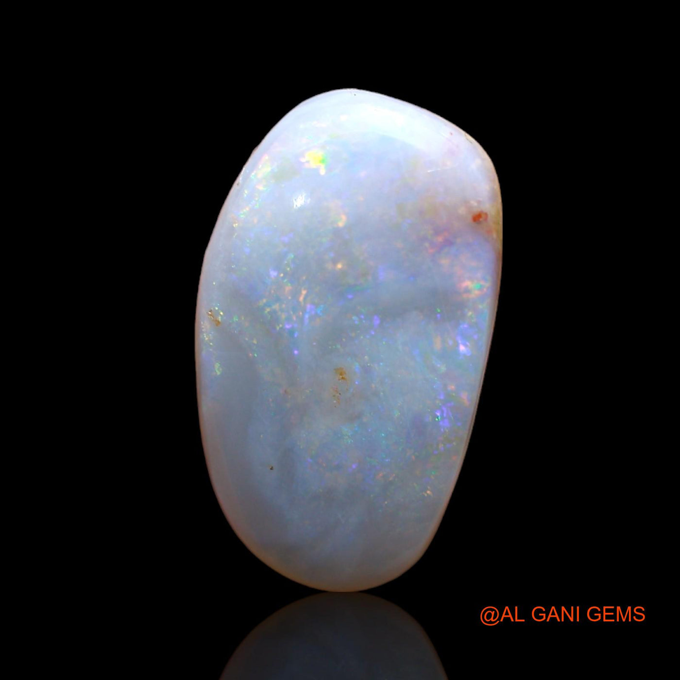 4.00 Cts Natural Australian Fire Opal Loose Gemstone Oval Cabochon 16x9x3 mm AB-861