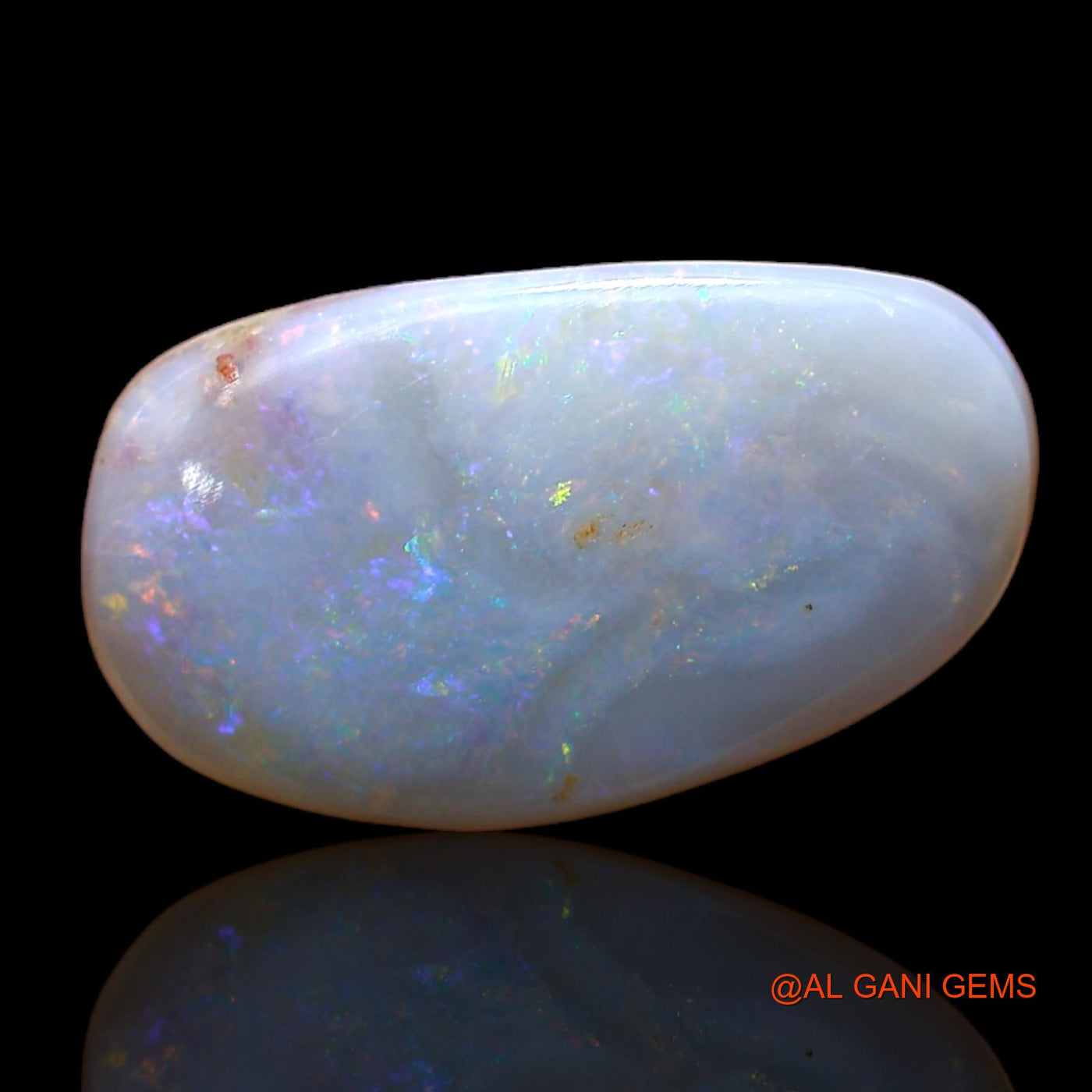 4.00 Cts Natural Australian Fire Opal Loose Gemstone Oval Cabochon 16x9x3 mm AB-861
