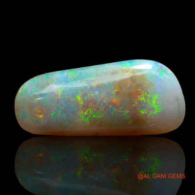 Natural Fire Opal Gemstone 2.00 Cts Loose Fancy Cabochon From Australia 18x8x2 mm AB-863