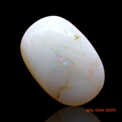5.00 Cts Natural Australian Fire Opal Loose Gemstone Oval Cabochon 16x11x4 mm AB-865