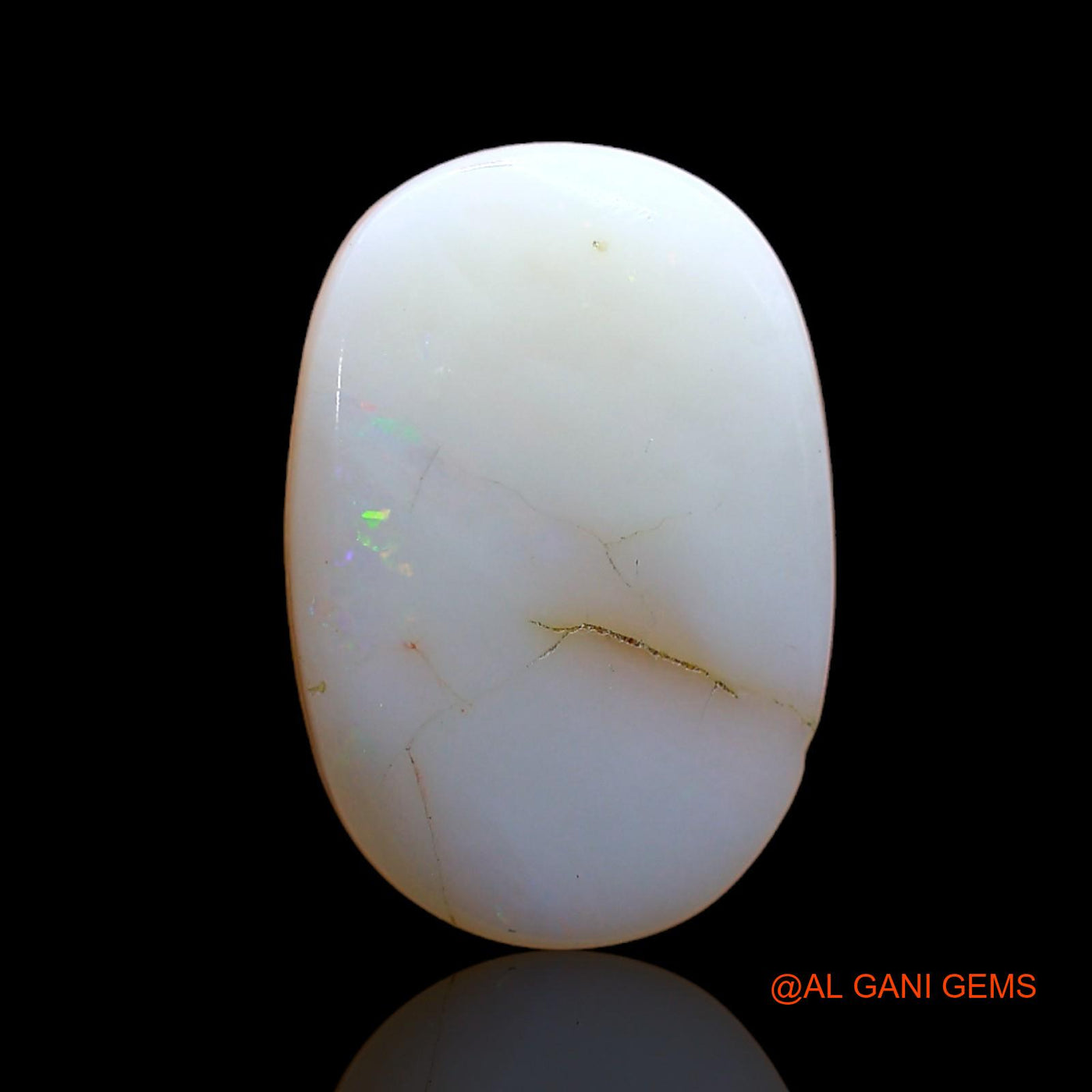 5.00 Cts Natural Australian Fire Opal Loose Gemstone Oval Cabochon 16x11x4 mm AB-865