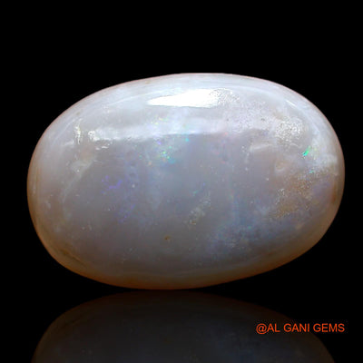 6.00 Cts Natural Australian Fire Opal Loose Gemstone Oval Cabochon 15x10x5 mm AB-868