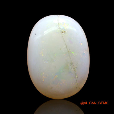 Natural Untreated Fire Opal Loose Gemstone Oval Cabochon From Australia 4.00 Cts 14x11x4 mm AB-870