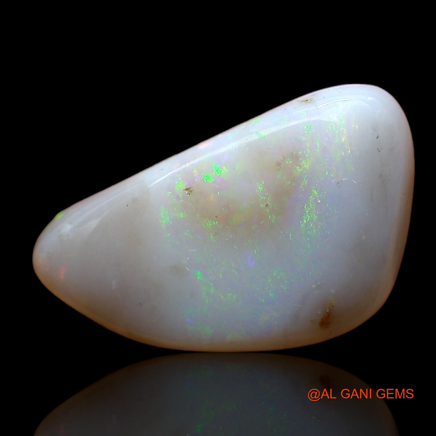 4.00 Cts Natural Australian Fire Opal Loose Gemstone Fancy Cabochon 16x9x4 mm AB-871