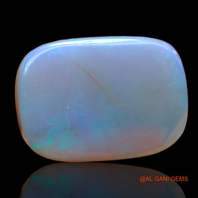 4.00 Cts Unheated Australian Fire Opal Loose Gemstone Oval Cabochon Natural 14x10x3 mm AB-872