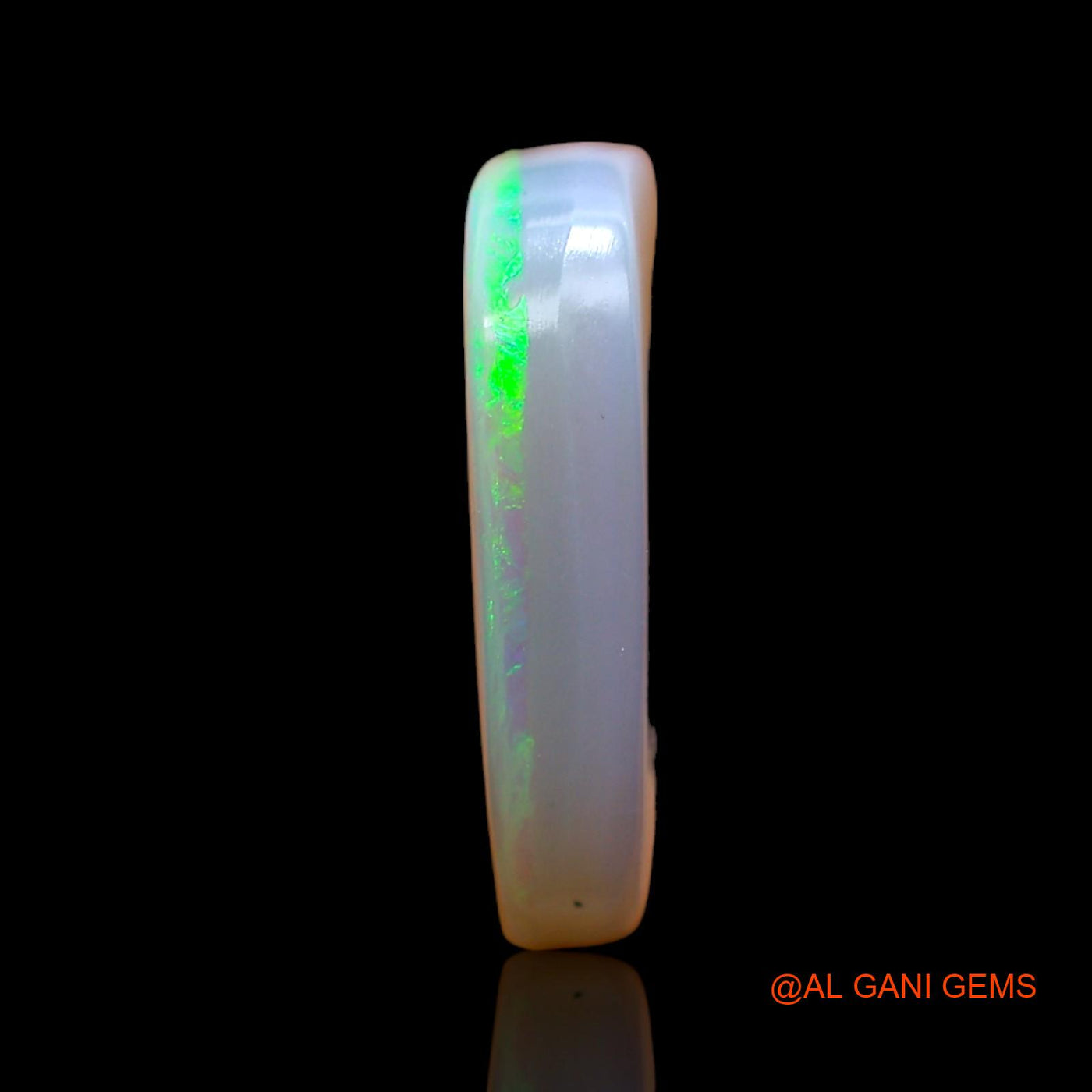 4.00 Cts Unheated Australian Fire Opal Loose Gemstone Oval Cabochon Natural 14x10x3 mm AB-872