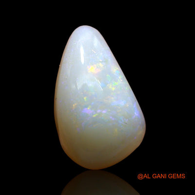 Natural Fire Opal Gemstone 4.00 Cts Loose Pear Cabochon From Australia 15x9x6 mm AB-873