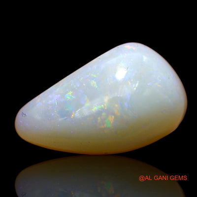 Natural Fire Opal Gemstone 4.00 Cts Loose Pear Cabochon From Australia 15x9x6 mm AB-873