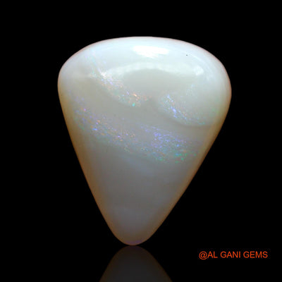 5.00 Cts Natural Australian Fire Opal Pear Cabochon Loose Gemstone For Jewelry 14x11x5 mm AB-875