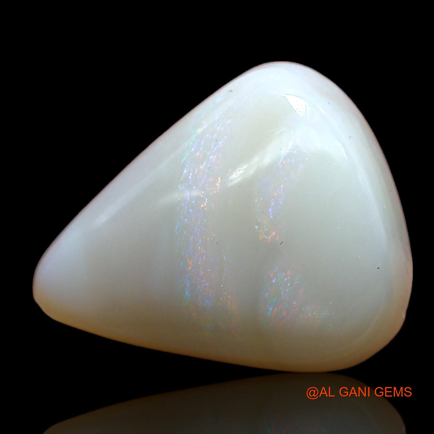 5.00 Cts Natural Australian Fire Opal Pear Cabochon Loose Gemstone For Jewelry 14x11x5 mm AB-875