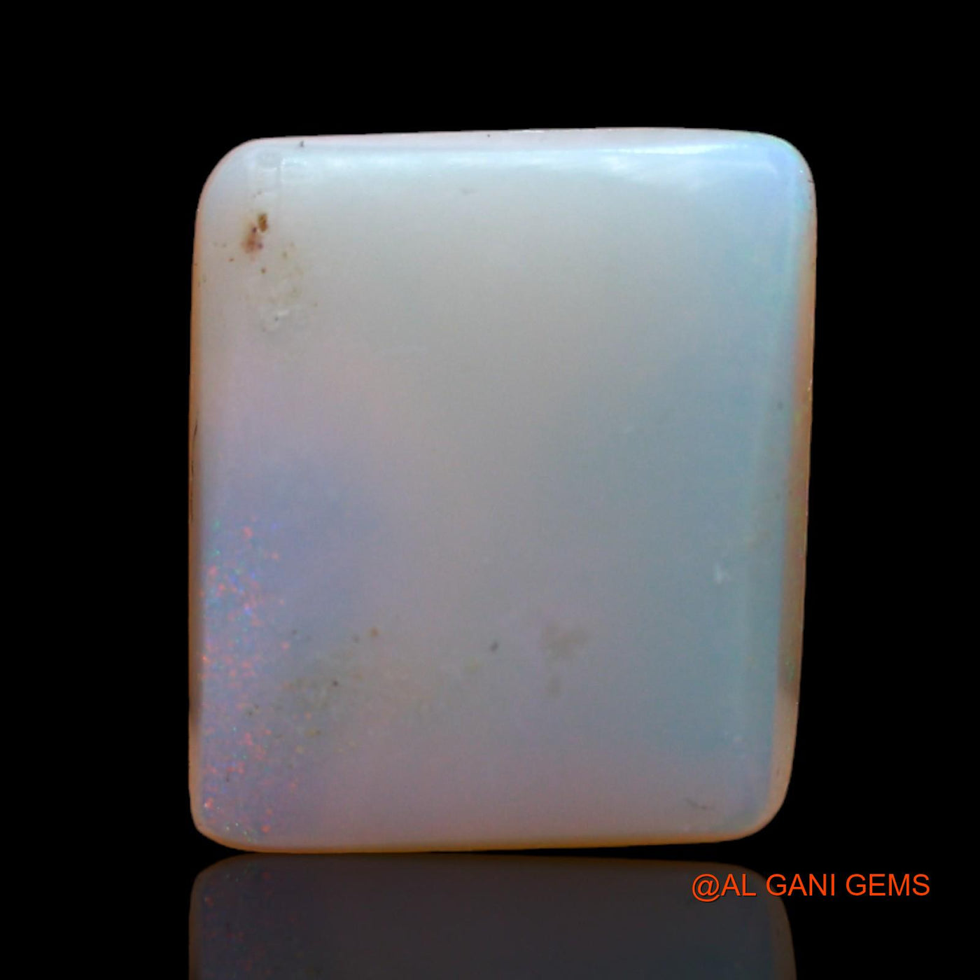 3.00 Cts Natural Australian Fire Opal Loose Gemstone Square Cabochon 12x10x3 mm AB-876