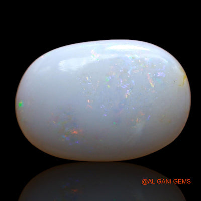 Natural Untreated Fire Opal Loose Gemstone Oval Cabochon From Australia 3.00 Cts 14x10x3 mm AB-877
