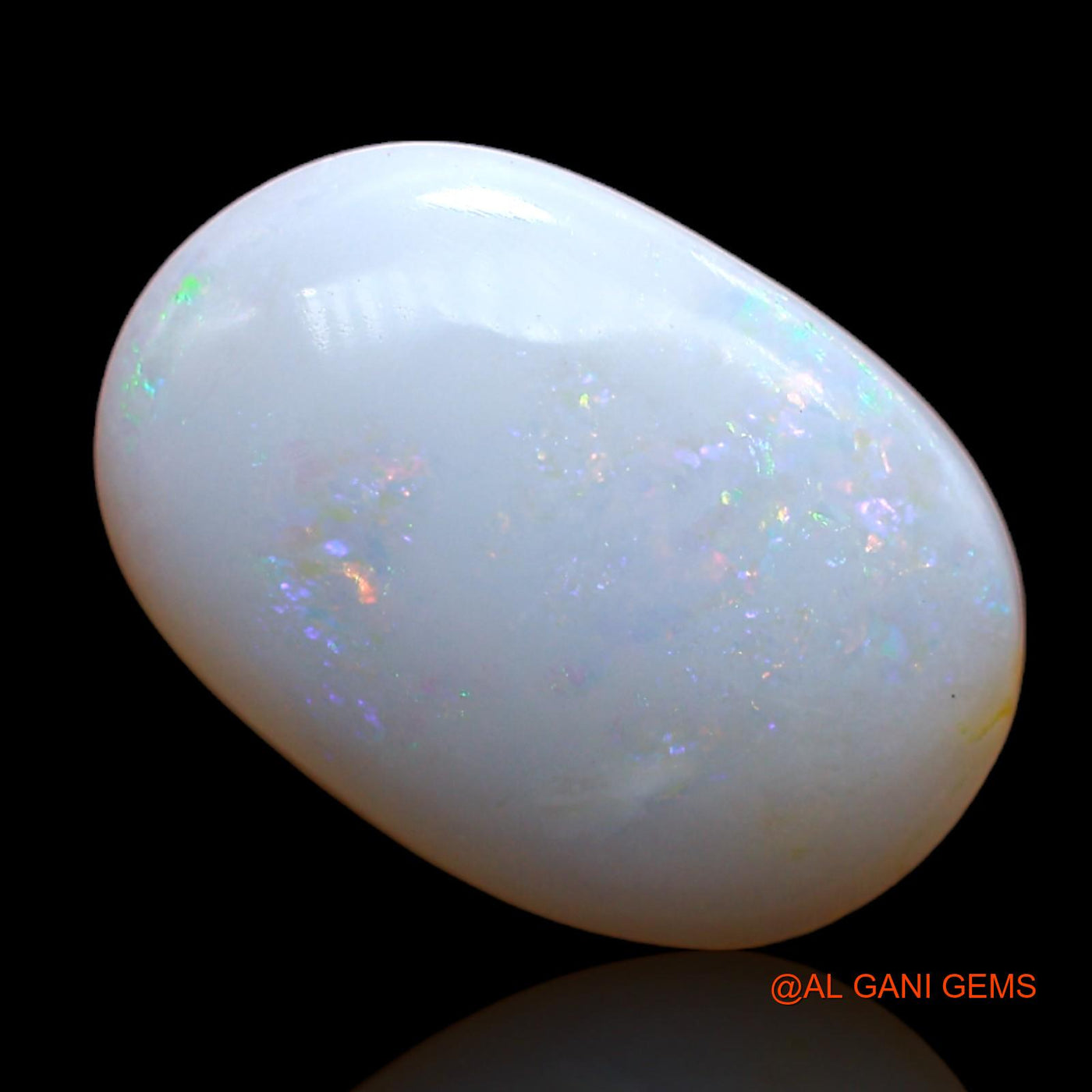 Natural Untreated Fire Opal Loose Gemstone Oval Cabochon From Australia 3.00 Cts 14x10x3 mm AB-877