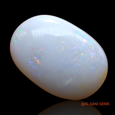 Natural Untreated Fire Opal Loose Gemstone Oval Cabochon From Australia 3.00 Cts 14x10x3 mm AB-877