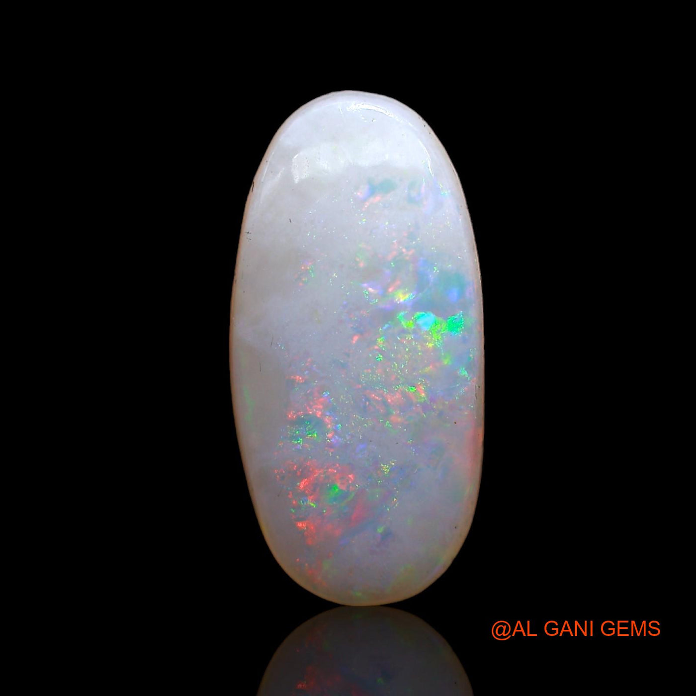 3.00 Cts Natural Australian Fire Opal Loose Gemstone Oval Cabochon 16x7x3 mm AB-878