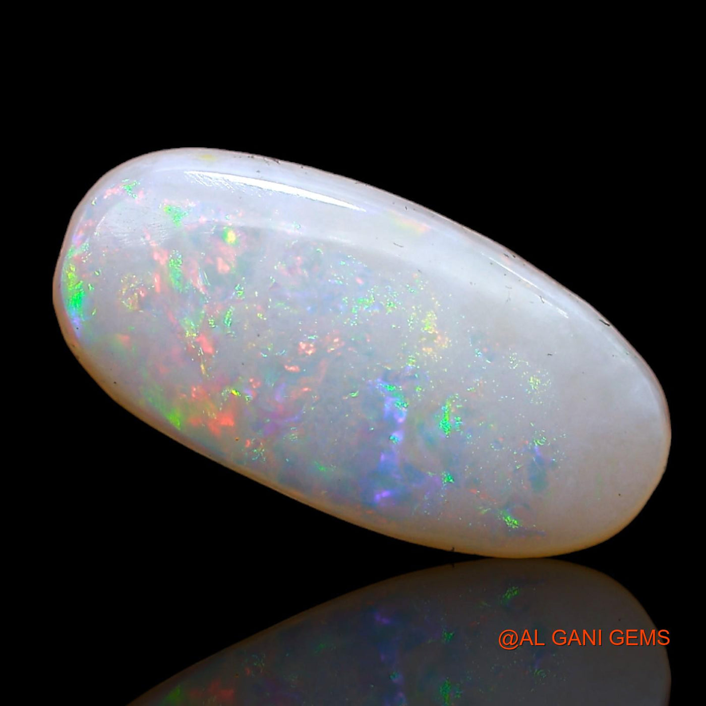 3.00 Cts Natural Australian Fire Opal Loose Gemstone Oval Cabochon 16x7x3 mm AB-878