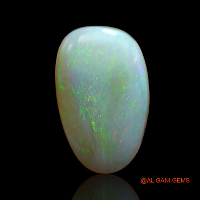 10.65 Cts Natural Australian Fire Opal Loose Gemstone Fancy Cabochon 19x11x1 mm AB-87