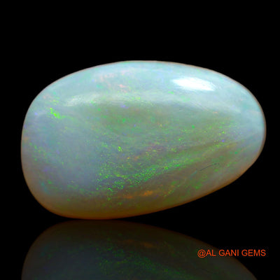 10.65 Cts Natural Australian Fire Opal Loose Gemstone Fancy Cabochon 19x11x1 mm AB-87