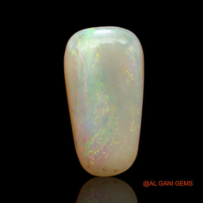 Natural Untreated Fire Opal Loose Gemstone Fancy Cabochon From Australia 3.00 Cts 15x8x3 mm AB-881