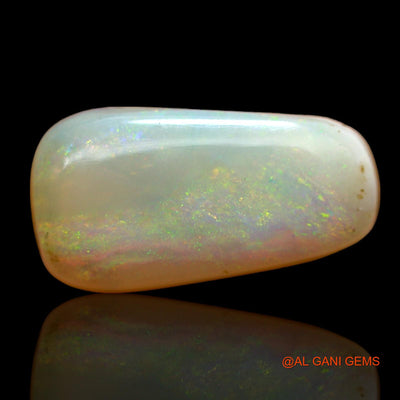 Natural Untreated Fire Opal Loose Gemstone Fancy Cabochon From Australia 3.00 Cts 15x8x3 mm AB-881