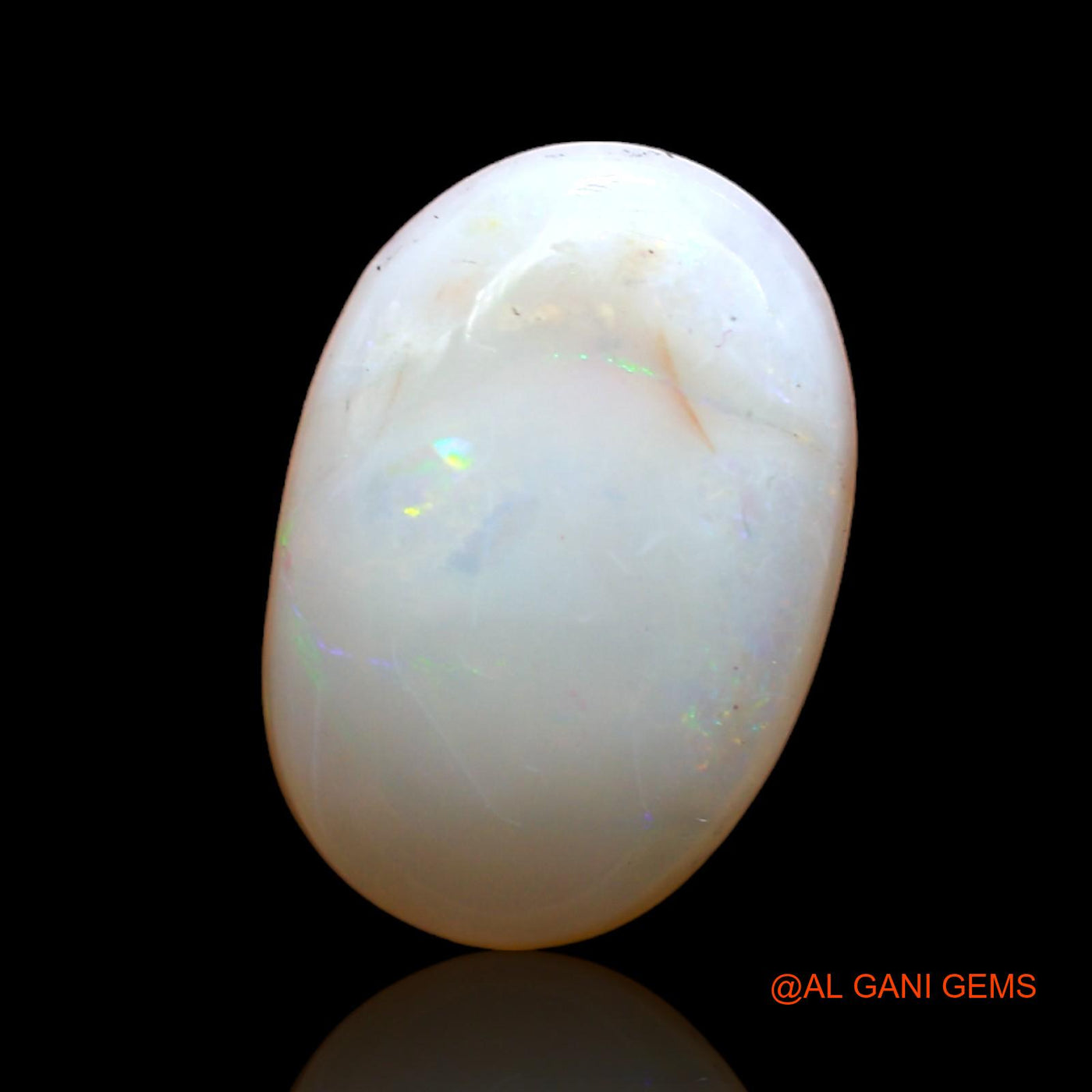 2.00 Cts Natural Australian Fire Opal Loose Gemstone Oval Cabochon 14x9x5 mm AB-882