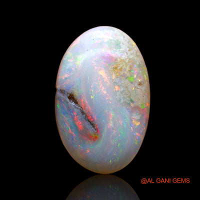 2.00 Cts Natural Australian Fire Opal Loose Gemstone Oval Cabochon 14x8x3 mm AB-883
