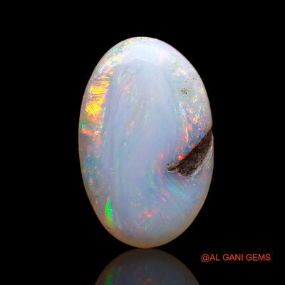 2.00 Cts Natural Australian Fire Opal Loose Gemstone Oval Cabochon 14x8x3 mm AB-883