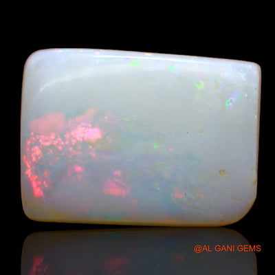 3.00 Cts Natural Australian Fire Opal Square Cabochon Loose Gemstone For Jewelry 12x8x3 mm AB-884