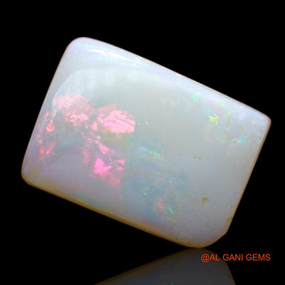 3.00 Cts Natural Australian Fire Opal Square Cabochon Loose Gemstone For Jewelry 12x8x3 mm AB-884