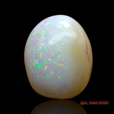 3.00 Cts Natural Australian Fire Opal Loose Gemstone Oval Cabochon 12x10x4 mm AB-887