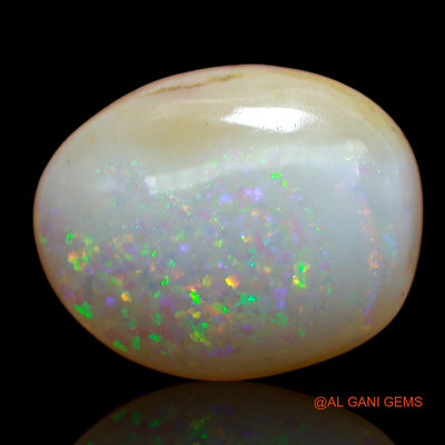 3.00 Cts Natural Australian Fire Opal Loose Gemstone Oval Cabochon 12x10x4 mm AB-887