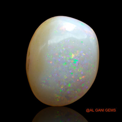 3.00 Cts Natural Australian Fire Opal Loose Gemstone Oval Cabochon 12x10x4 mm AB-887