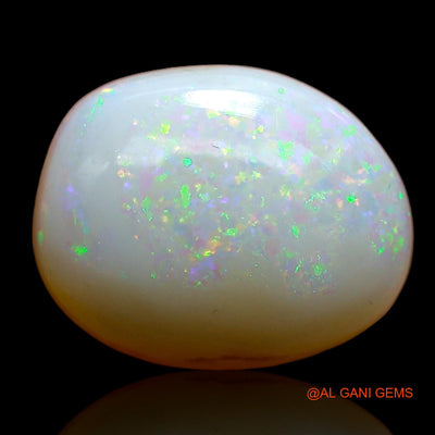3.00 Cts Natural Australian Fire Opal Loose Gemstone Oval Cabochon 12x10x4 mm AB-887