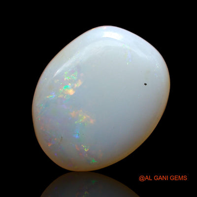 3.00 Cts Natural Australian Fire Opal Loose Gemstone Oval Cabochon 12x10x4 mm AB-887