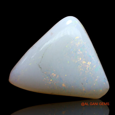 2.00 Cts Natural Australian Fire Opal Trillion Cabochon Loose Gemstone For Jewelry 13x10x3 mm AB-888