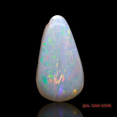2.00 Cts Natural Australian Fire Opal Pear Cabochon Loose Gemstone For Jewelry 13x7x3 mm AB-889