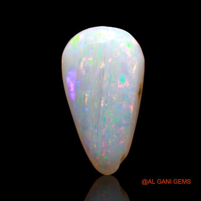 2.00 Cts Natural Australian Fire Opal Pear Cabochon Loose Gemstone For Jewelry 13x7x3 mm AB-889