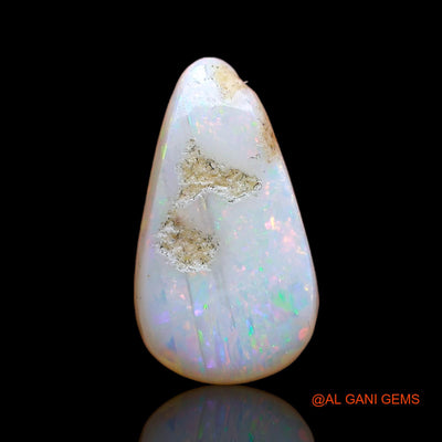 2.00 Cts Natural Australian Fire Opal Pear Cabochon Loose Gemstone For Jewelry 13x7x3 mm AB-889