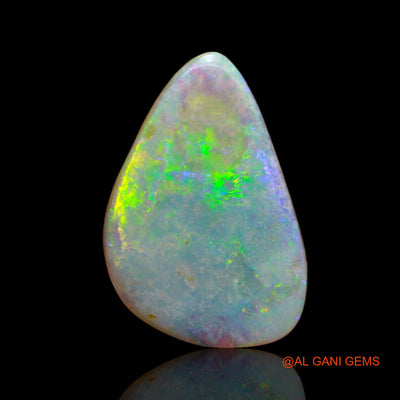 5.00 Cts Natural Australian Fire Opal Loose Gemstone Fancy Cabochon 19x13x1 mm AB-88