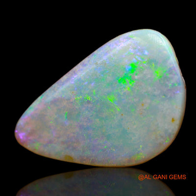 5.00 Cts Natural Australian Fire Opal Loose Gemstone Fancy Cabochon 19x13x1 mm AB-88