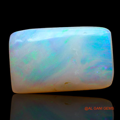 2.00 Cts Natural Australian Fire Opal Loose Gemstone Square Cabochon 13x8x2 mm AB-890