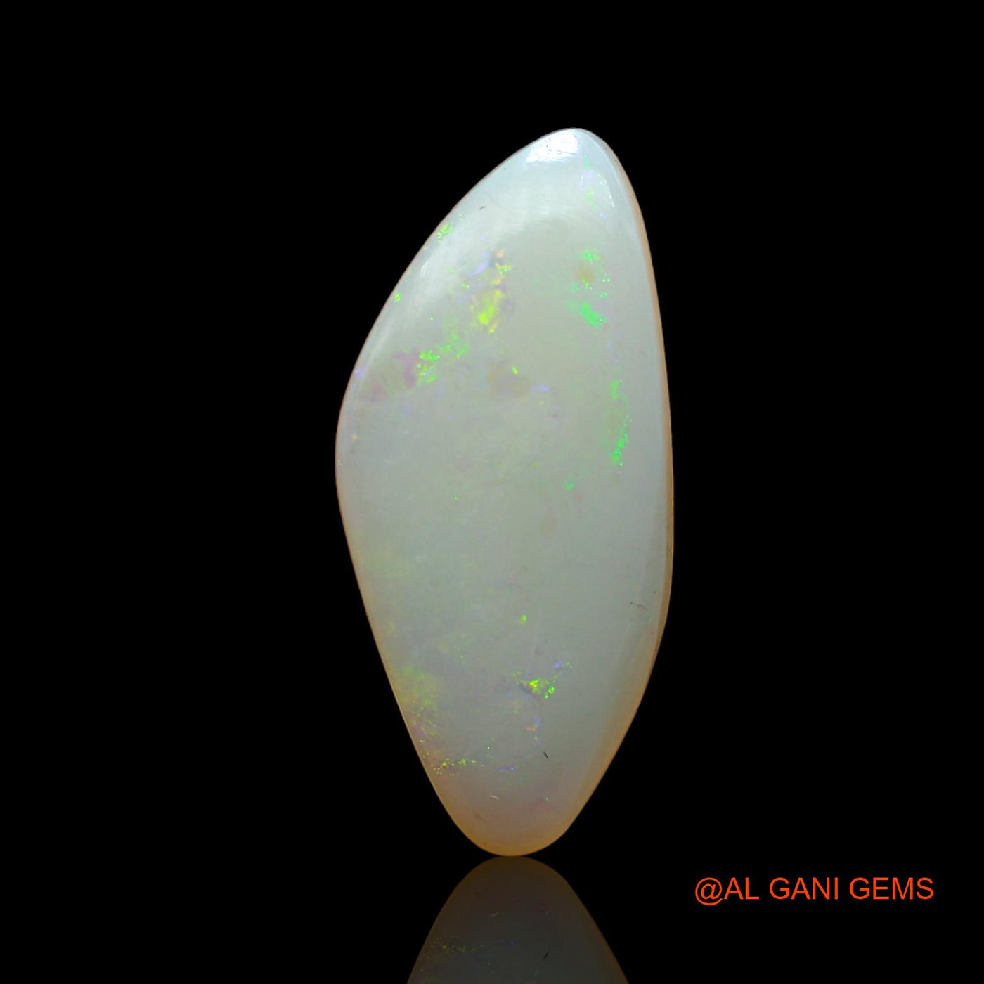 3.00 Cts Unheated Australian Fire Opal Loose Gemstone Fancy Cabochon Natural 18x8x3 mm AB-892