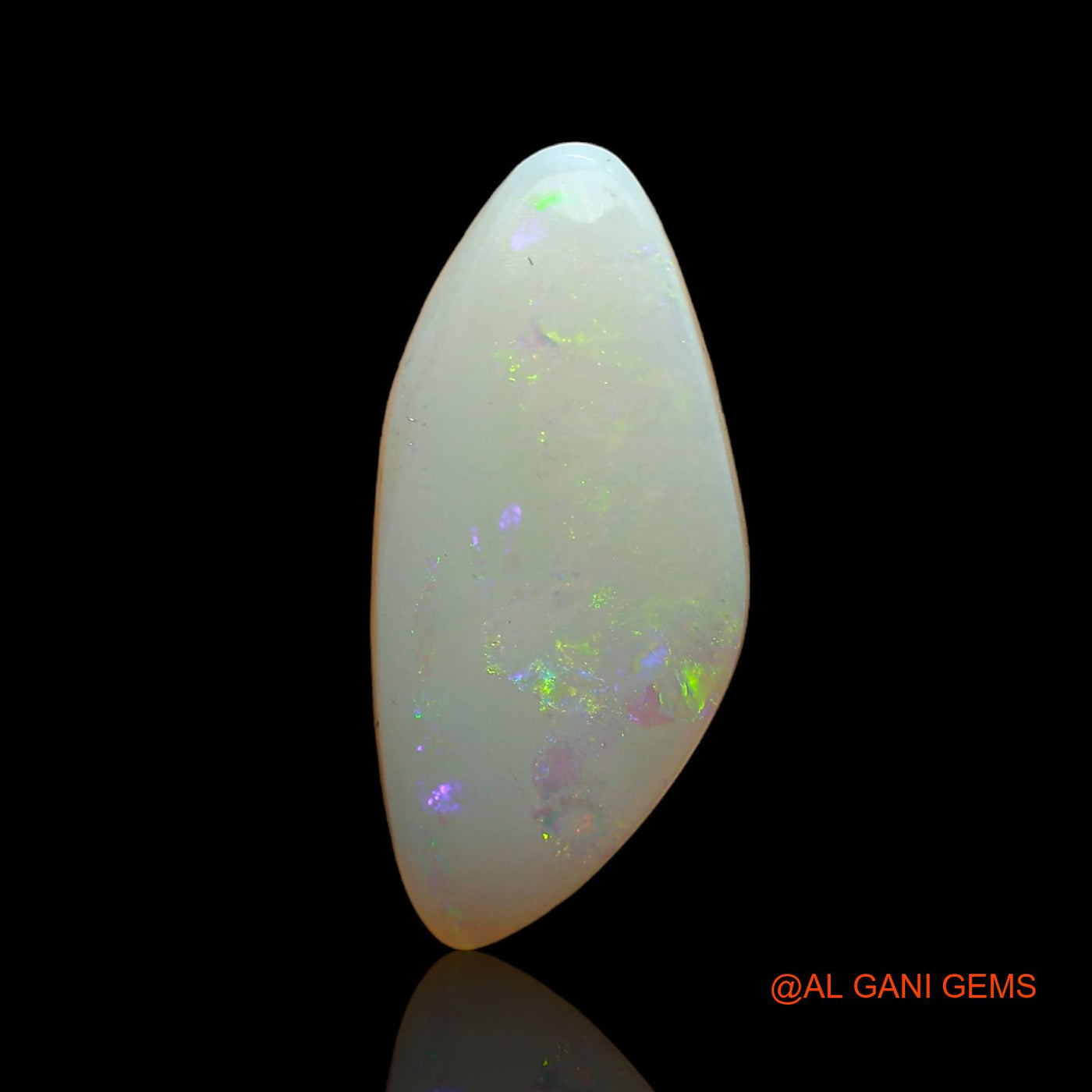 3.00 Cts Unheated Australian Fire Opal Loose Gemstone Fancy Cabochon Natural 18x8x3 mm AB-892