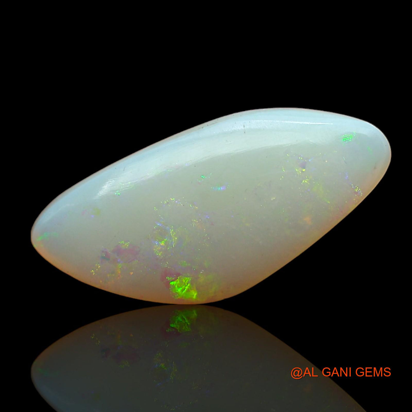 3.00 Cts Unheated Australian Fire Opal Loose Gemstone Fancy Cabochon Natural 18x8x3 mm AB-892