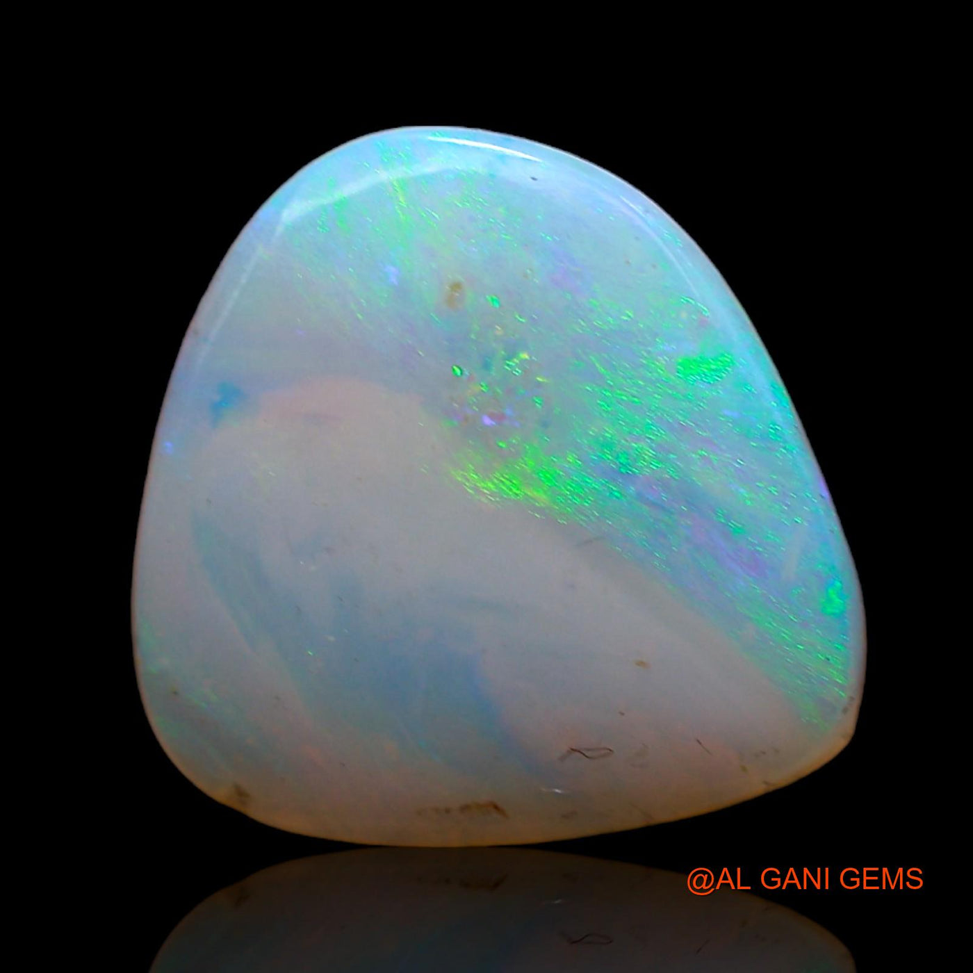 2.00 Cts Natural Australian Fire Opal Loose Gemstone Fancy Cabochon 12x12x2 mm AB-893